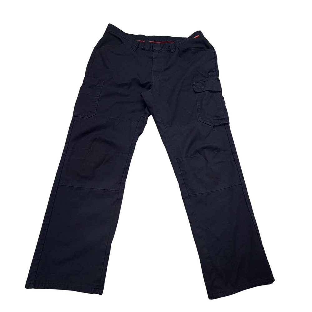 Bulwark FR Ripstop Cargo Pants Mens 36x30 Navy FR Flame Resistant Workwear